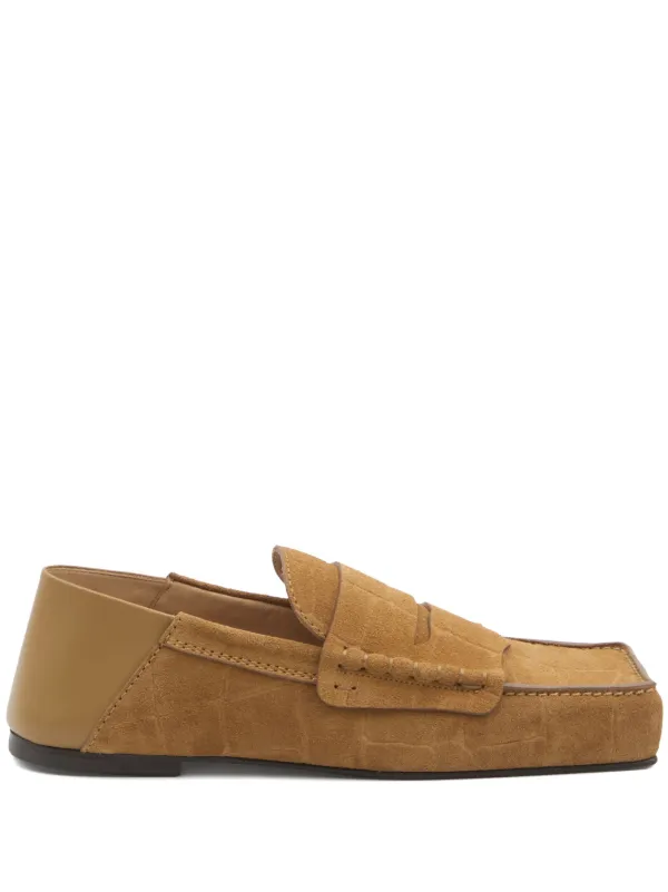Jacquemus Carré Loafers in Brown