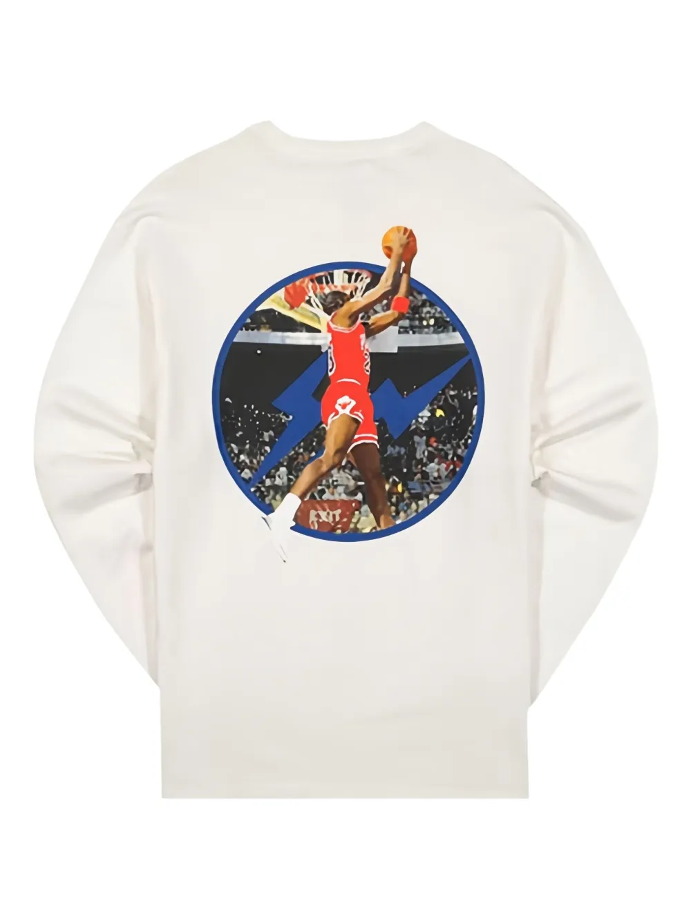Jordan x Fragment long-sleeve sweatshirt - Wit
