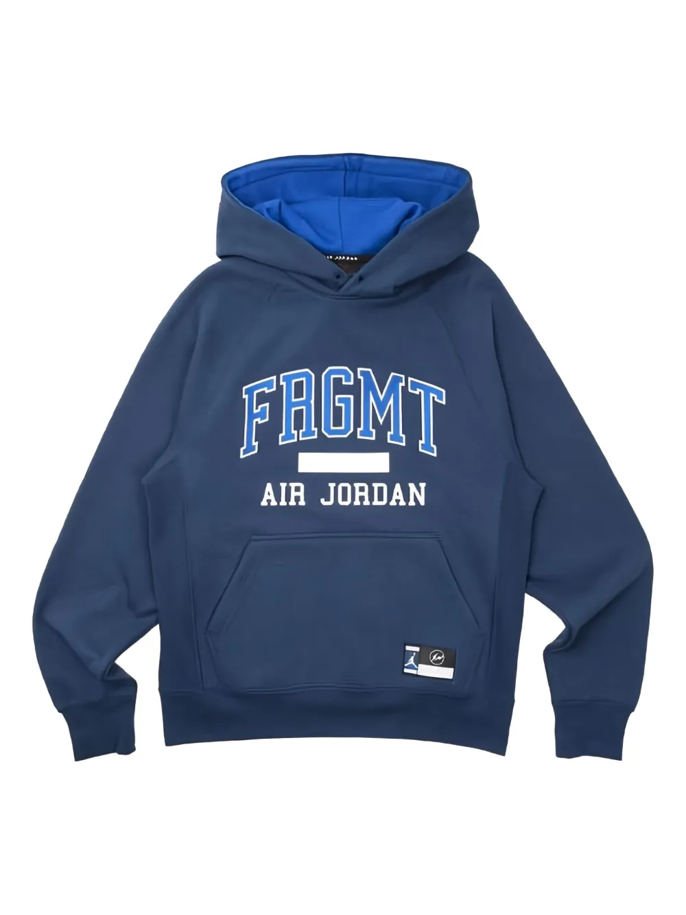 Jordan x Fragment fleece hoodie | Blue | Image 1