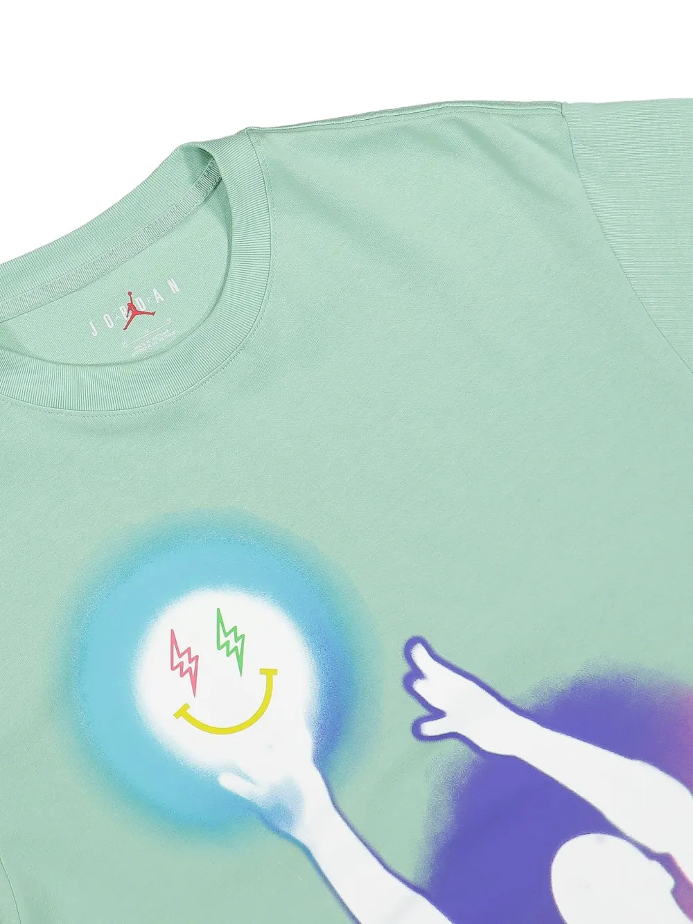 Jordan x J Balvin katoenen T-shirt Groen