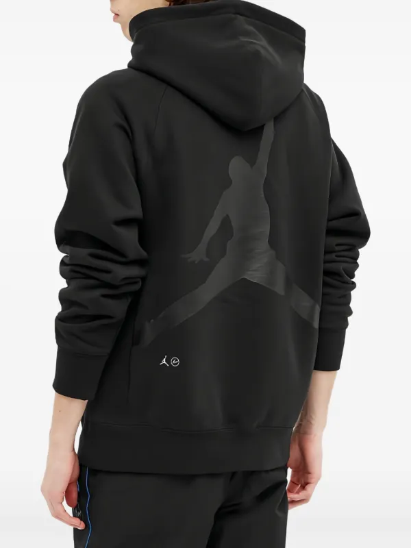 Jordan x Fragment Jersey Hoodie | Black | FARFETCH