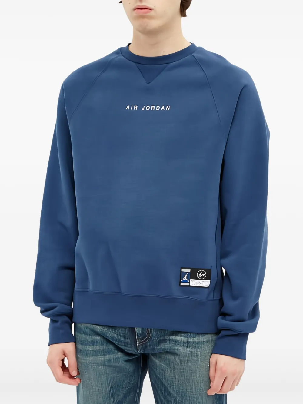 JORDAN X FRAGMENT CREW-NECK SWEATSHIRT