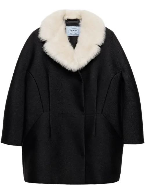 Manteau à boutonnière croisée - Prada - Modalova