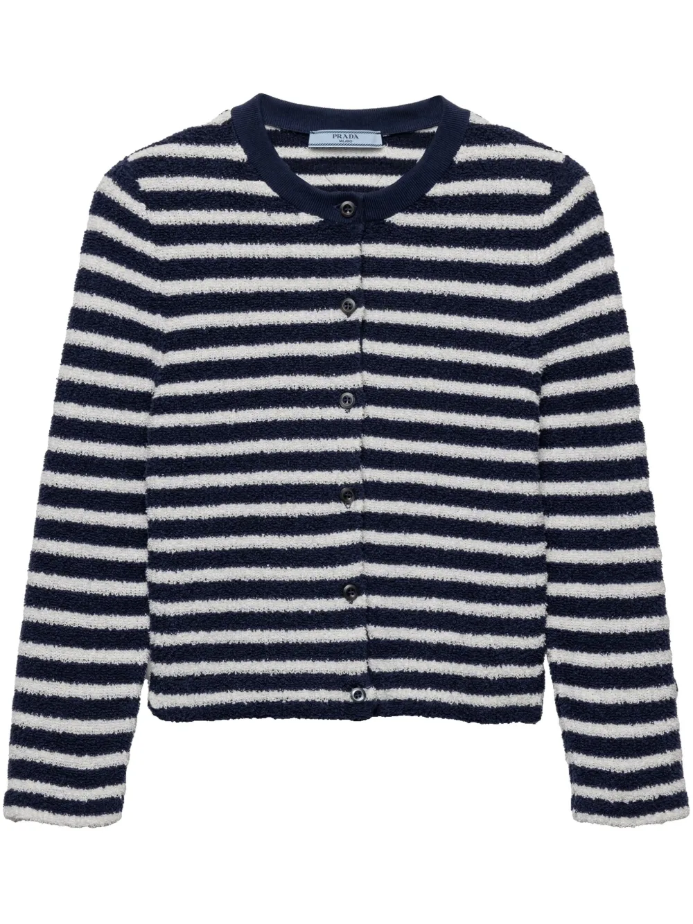 Prada Bouclé vest Wit