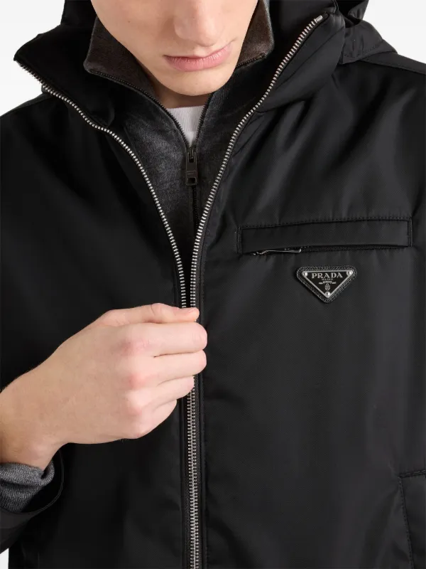 ジャケット・アウター PRADA archive short blouson Prada re-nylon Blouson Jacket | Black | FARFETCH ZA
