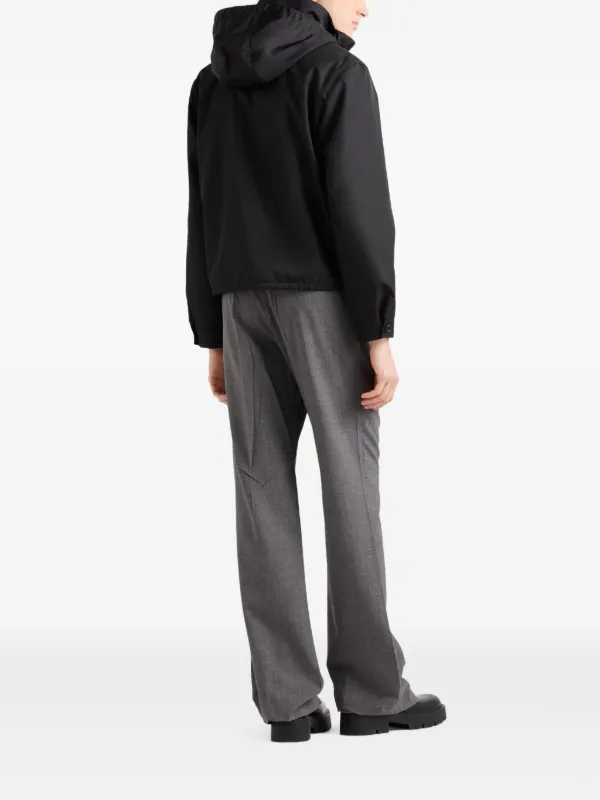 Prada re-nylon Blouson Jacket | Black | FARFETCH ZA