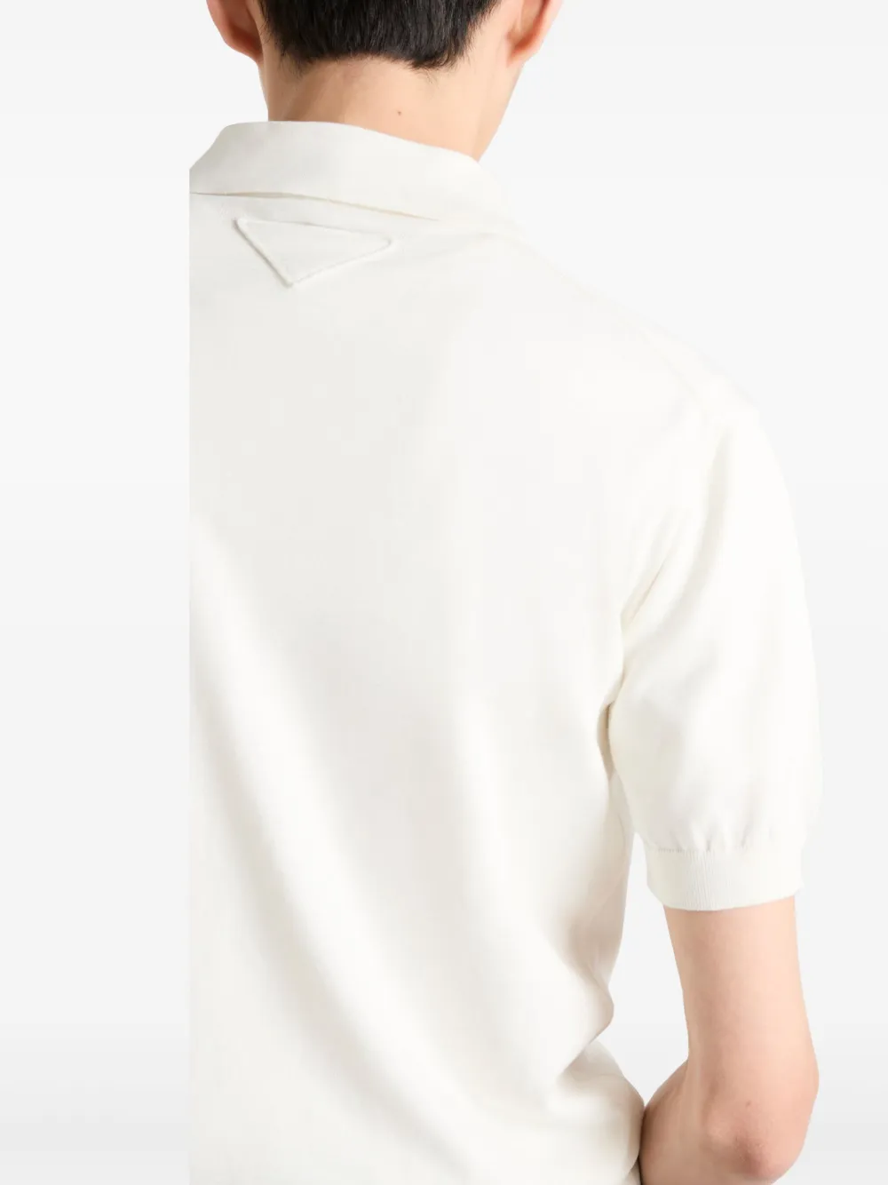 Prada Katoenen poloshirt Wit