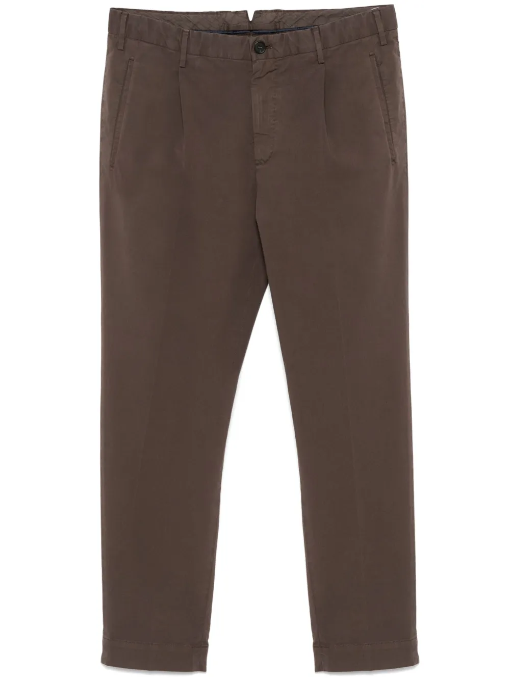 Incotex Cropped chino Bruin