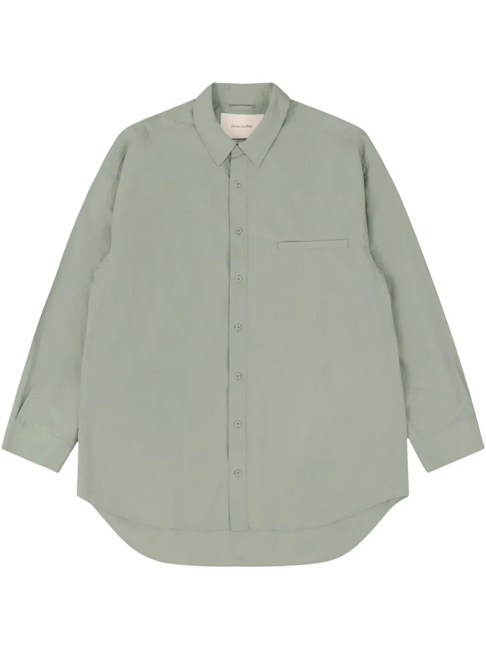 ENTIRE STUDIOS camisa oversize con botones | verde | Image 1