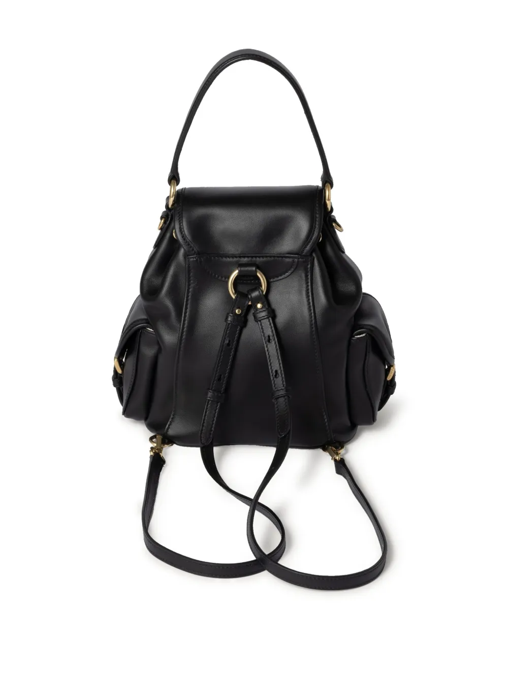 Miu Miu leather backpack - Zwart