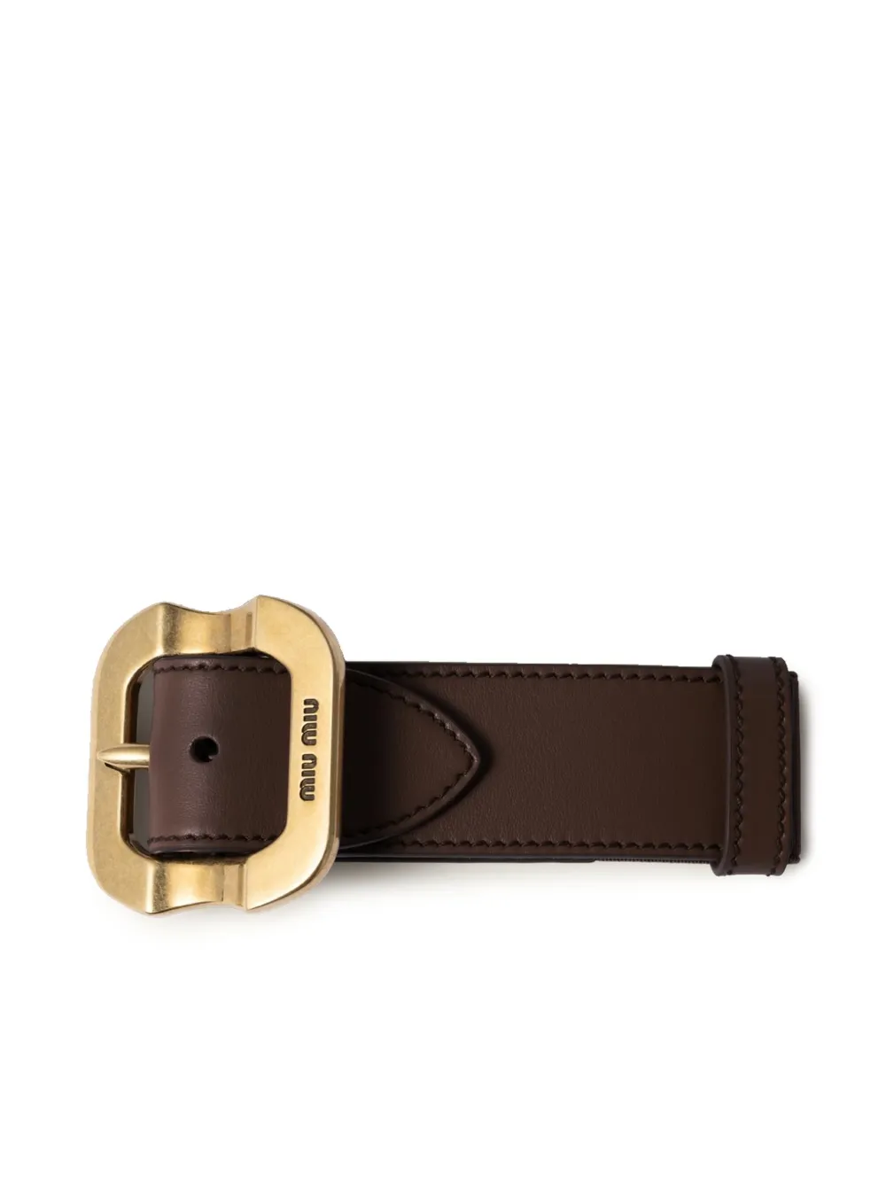 Miu Miu pulsera de cuero | marrón | Image 1