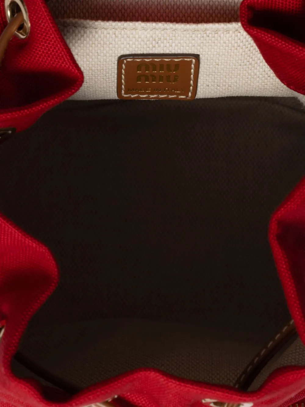 Miu Rugzak met logo Rood