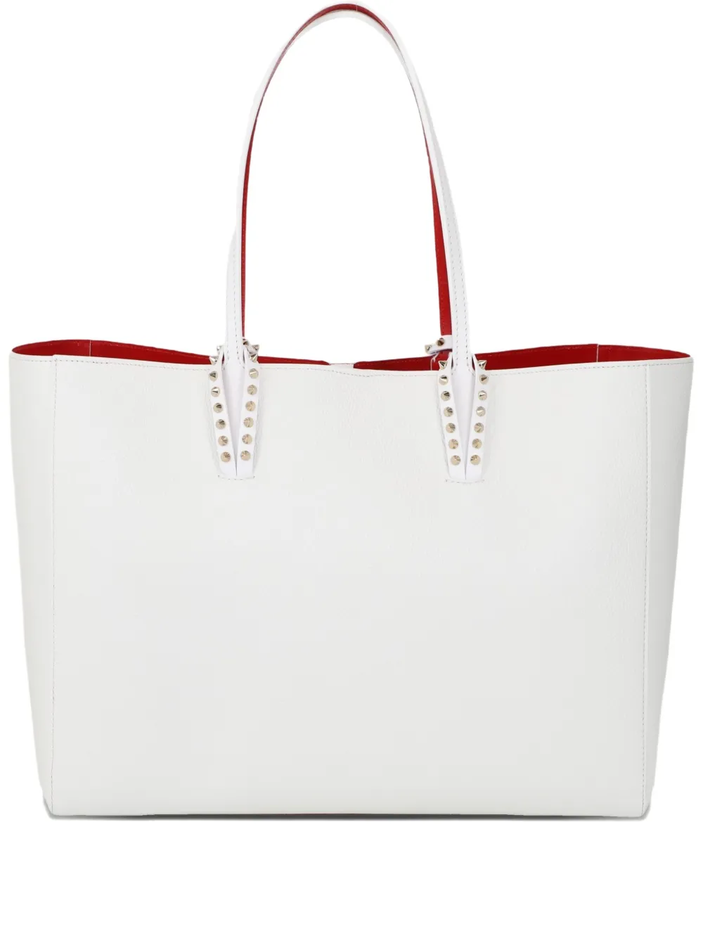 Christian Louboutin sac à main à détails de clous | blanc | Image 1