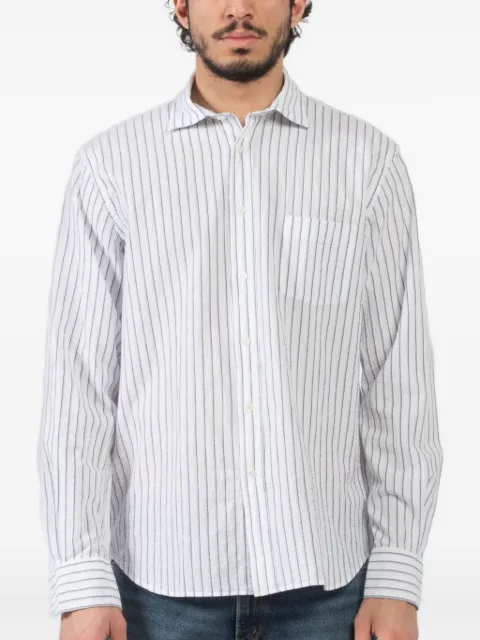 HARTFORD Paul striped button-up shirt