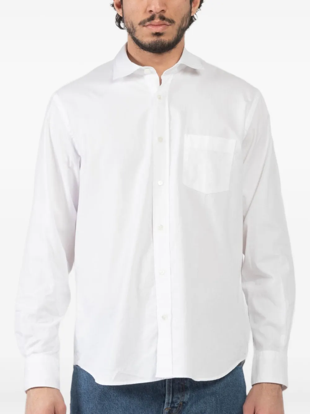 HARTFORD Paul button-up shirt | White | Image 1