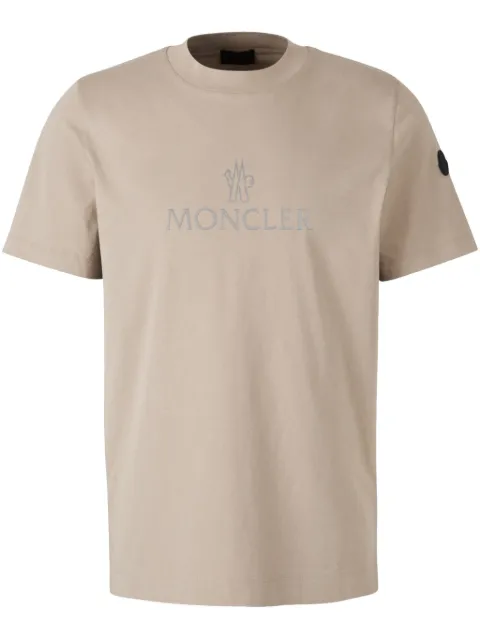 Moncler playera con logo estampado