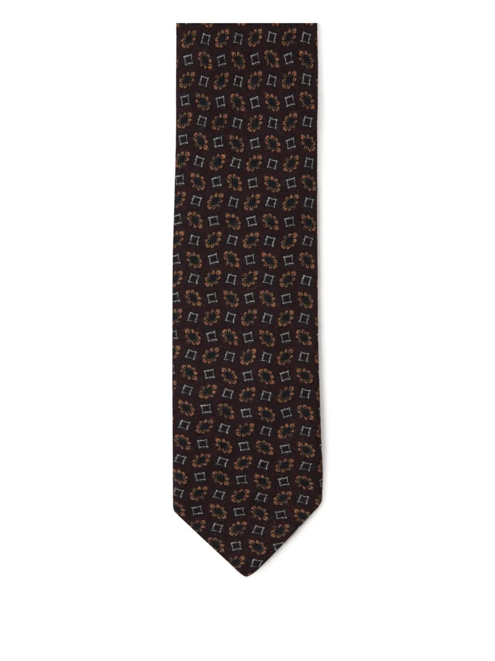 Lardini cravate à fleurs | marron | Image 1