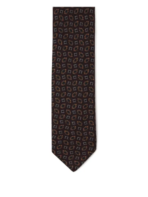 Lardini floral-motif tie 