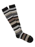 Gallo striped socks - Black