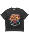 Honor The Gift Vinyl Airbrush T-shirt - Black