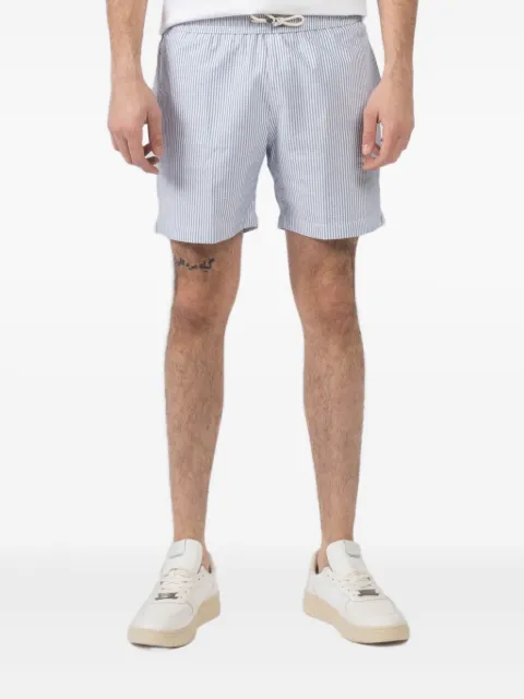 HARTFORD striped drawstring swim shorts