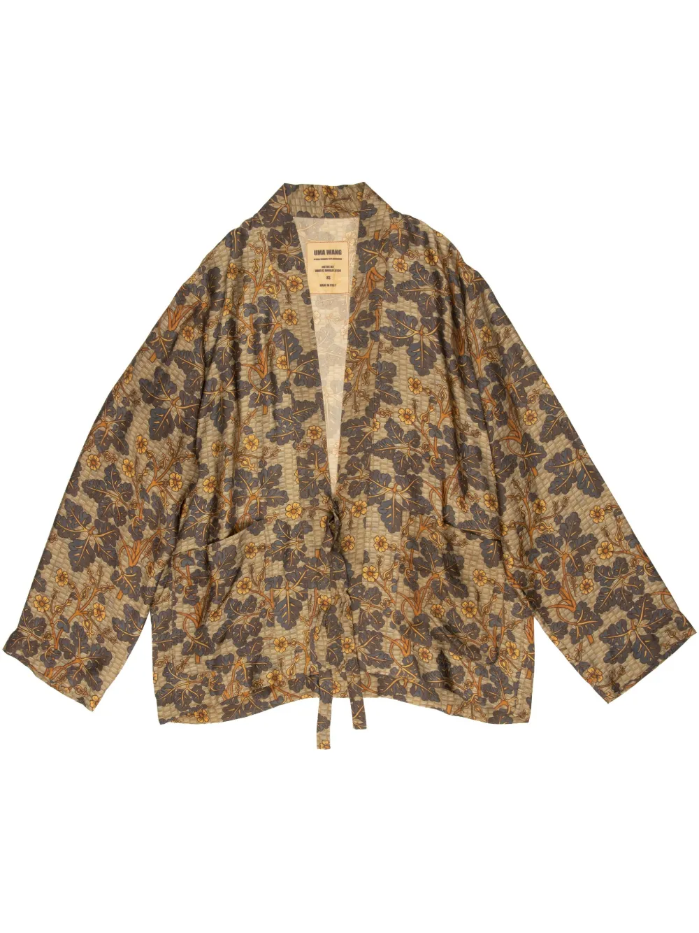 floral-print jacket