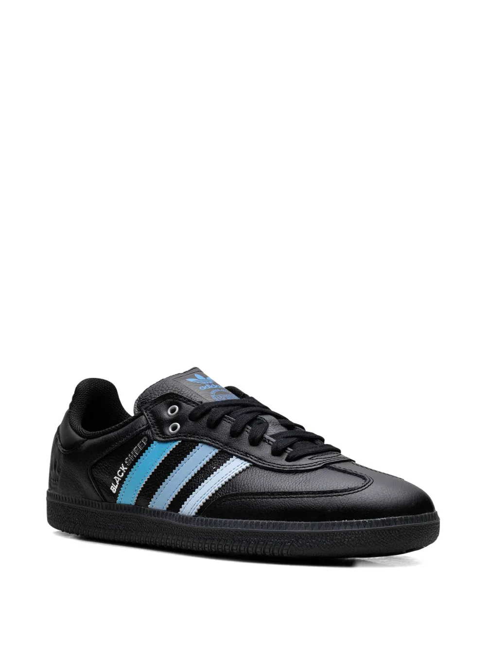 adidas x Charlotte FC Black Sheep Samba ADV "Core Black Cloud White Ice Blue" sneakers