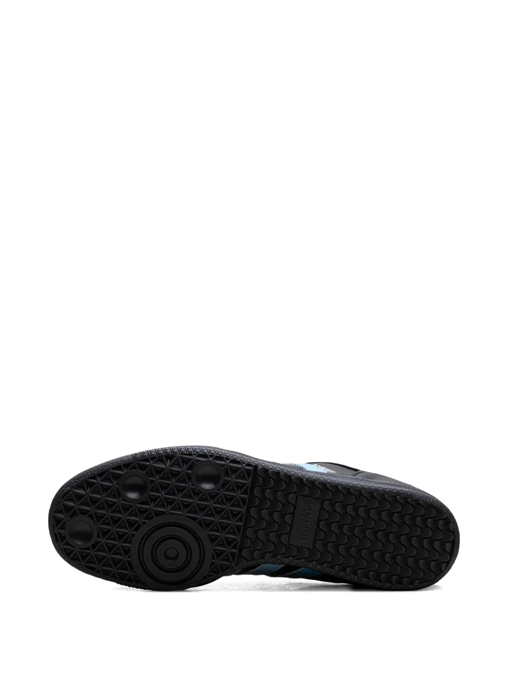 adidas x Charlotte FC Black Sheep Samba ADV "Core Black Cloud White Ice Blue" sneakers