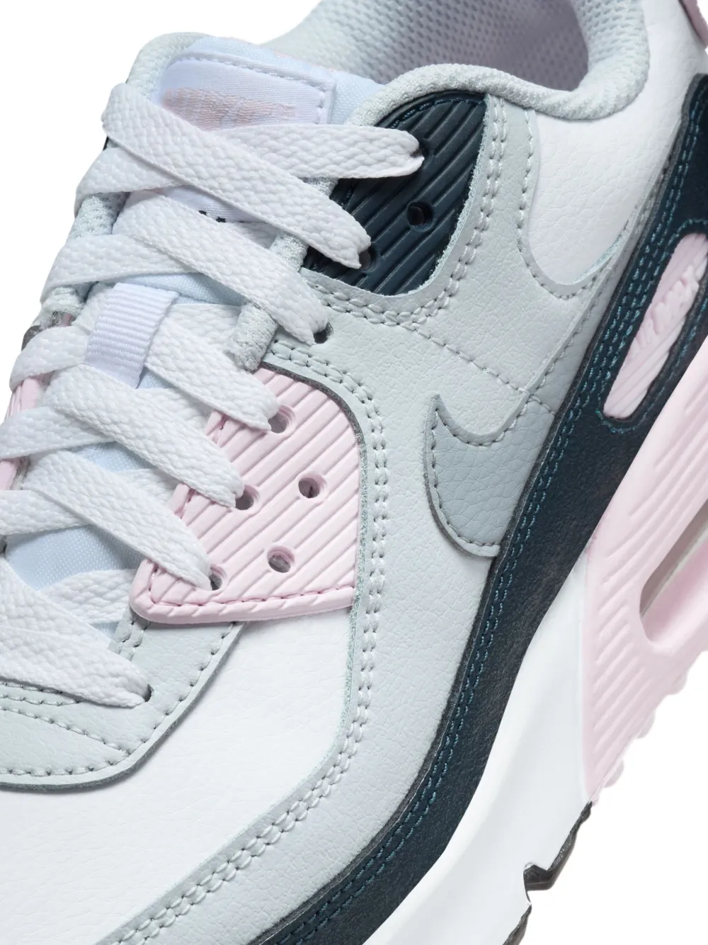 Jordan Kids Jordan Stadium 90 "White Pink Foam Armory Navy Wolf Grey" sneakers