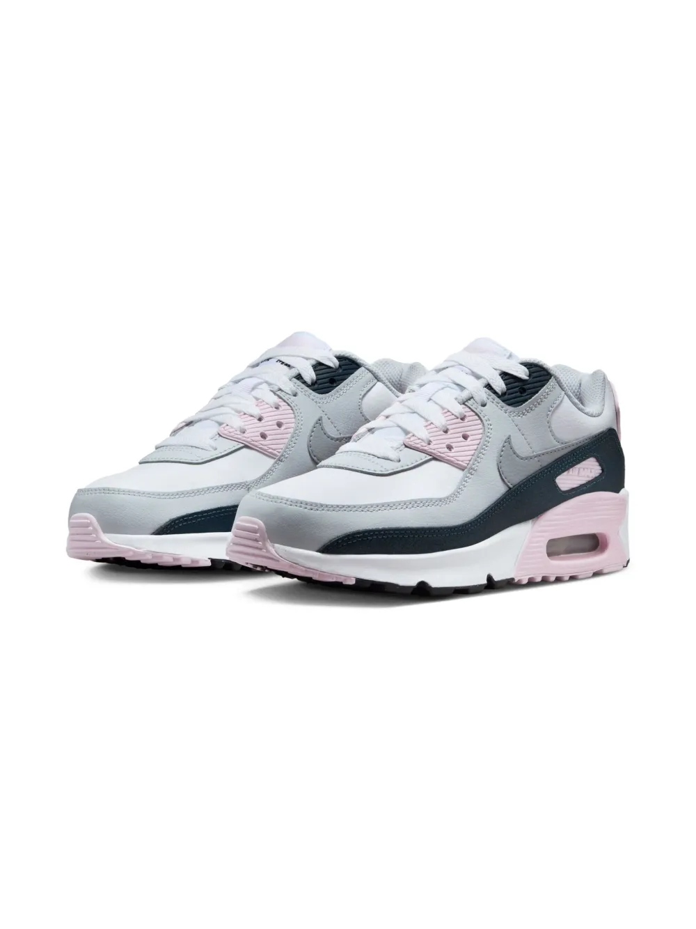 Jordan Kids Jordan Stadium 90 "White Pink Foam Armory Navy Wolf Grey" sneakers
