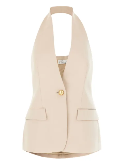 Giuseppe Di Morabito halter-neck buttoned jacket