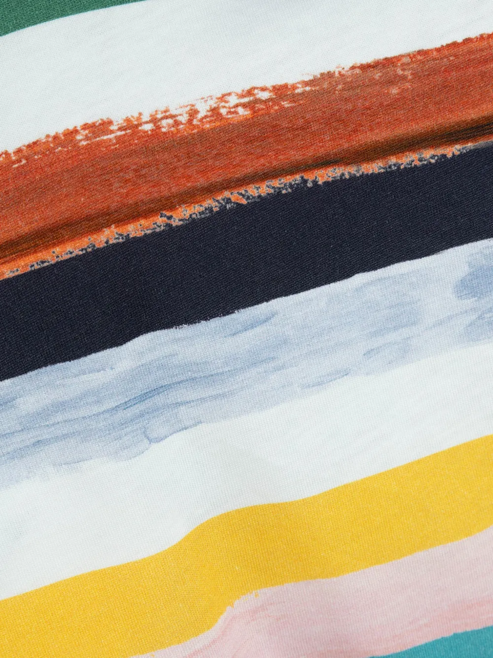 Shop Paul Smith Striped T-shirt In Grün