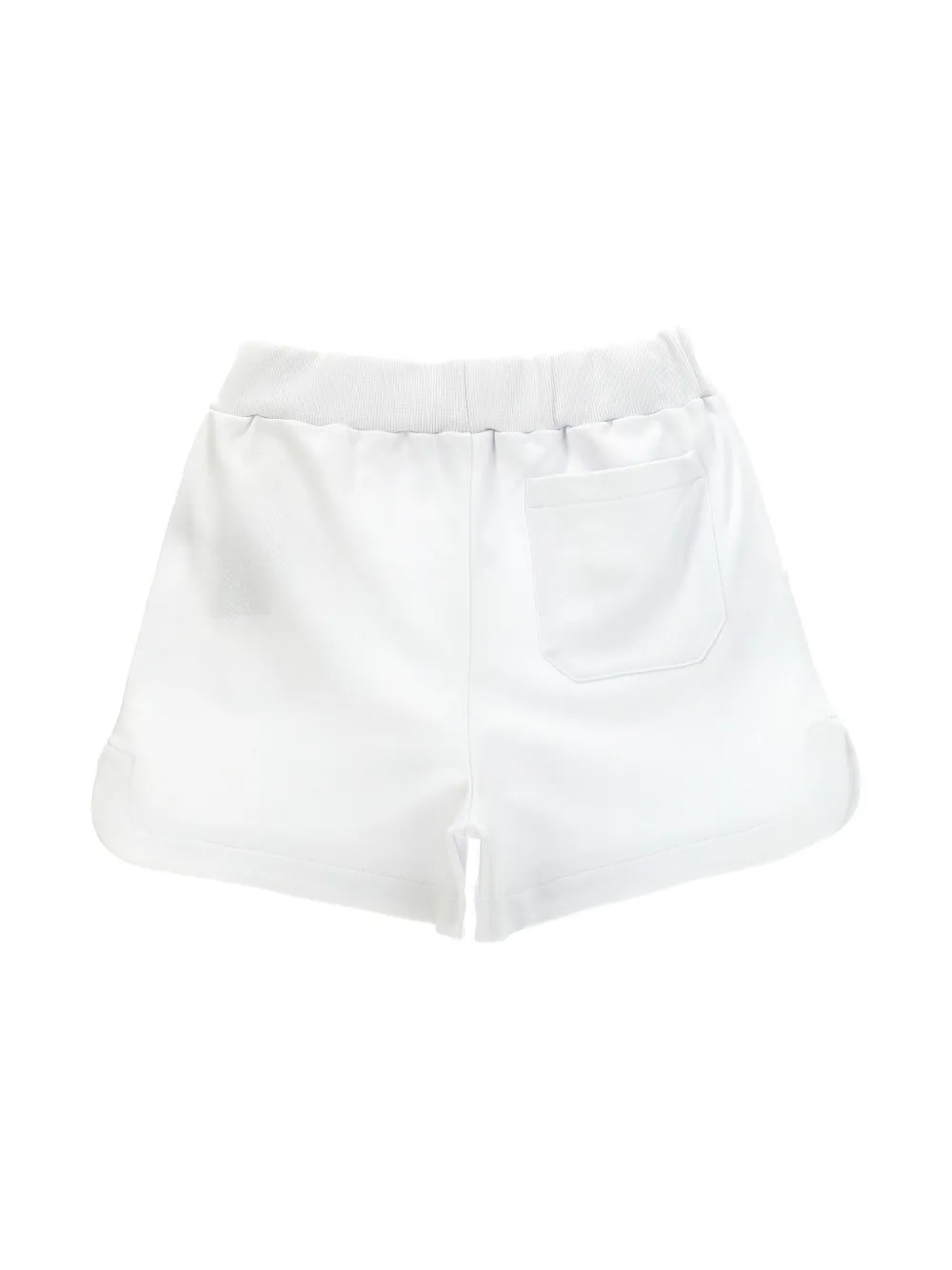 Balmain Kids Shorts met logo-reliëf - Wit