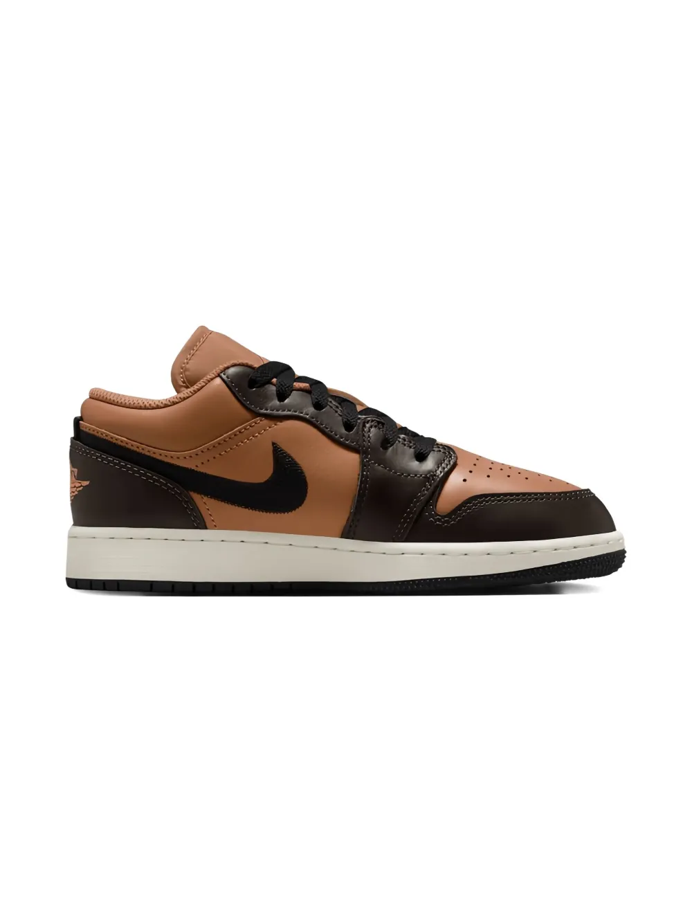 Nike Kids Air Jordan 1 SE Flax/Baroque Brown sneakers - Bruin