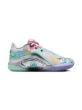 Nike Kids LeBron XXII Monopoly Currency ""White/Baltic Blue/Vapor Green-Pink Foam/Metallic Silver"" sneakers