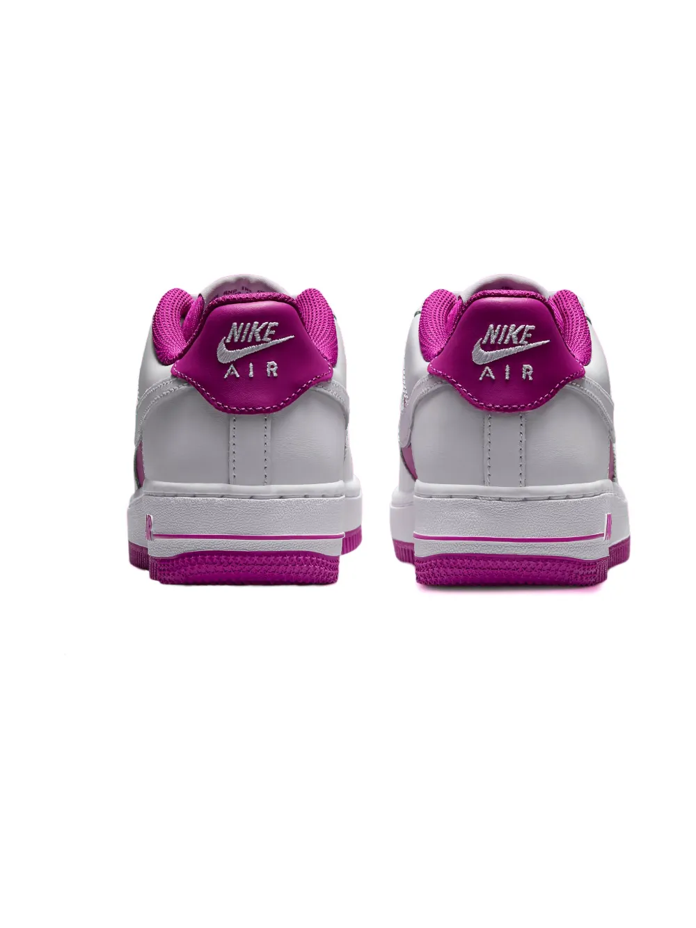 Nike Kids Air Force 1 Low "White Hot Fuchsia" sneakers
