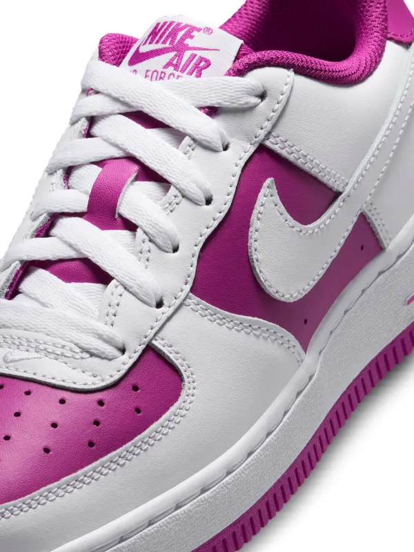 Pink Junior Air Forces Pink Junior Nike Air Force Ones Nike Kids