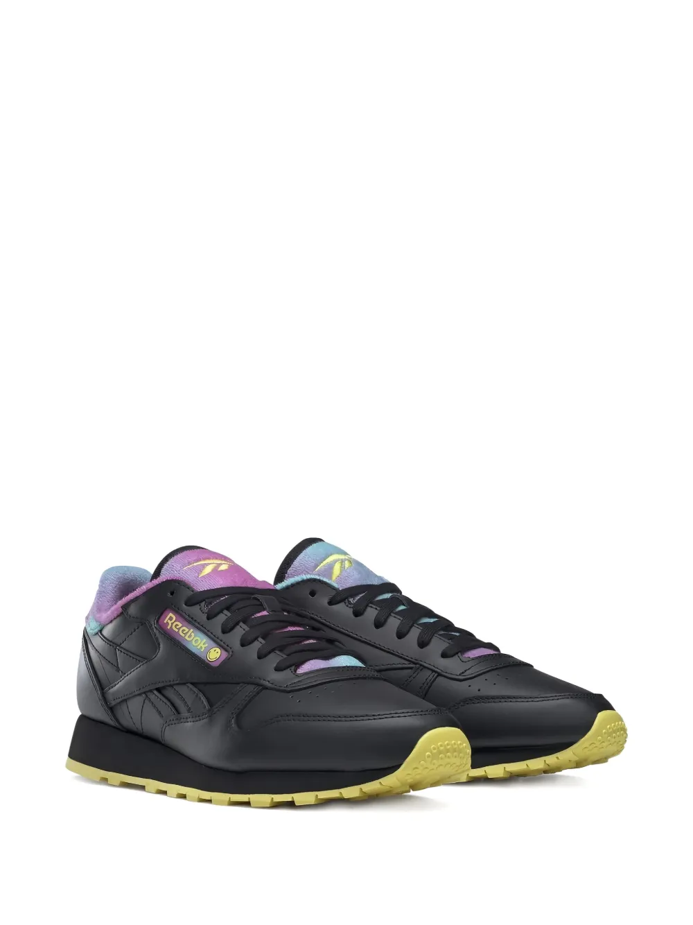 Reebok x Smiley leather sneakers Black