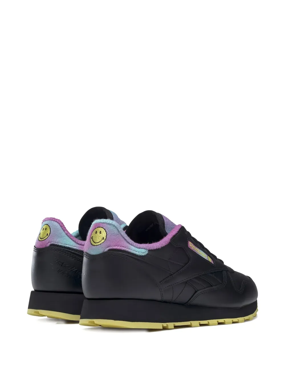 Reebok x Smiley leather sneakers Black