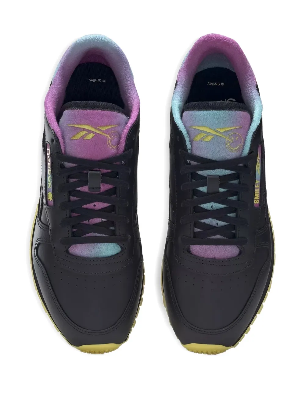 Reebok x Smiley leather sneakers Black