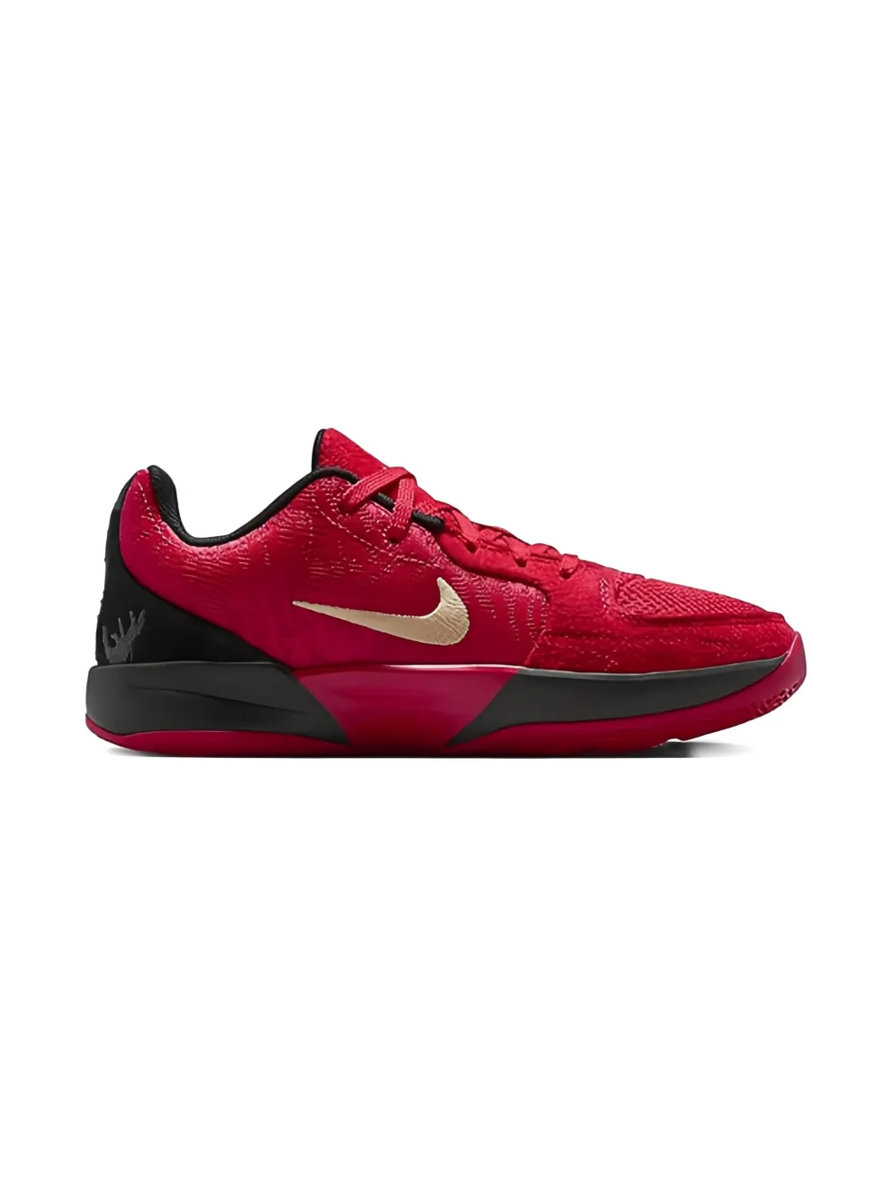 Nike Kids Ja 2 "Nightmare University Red Celestial Gold Black Jade Horizon" sneakers