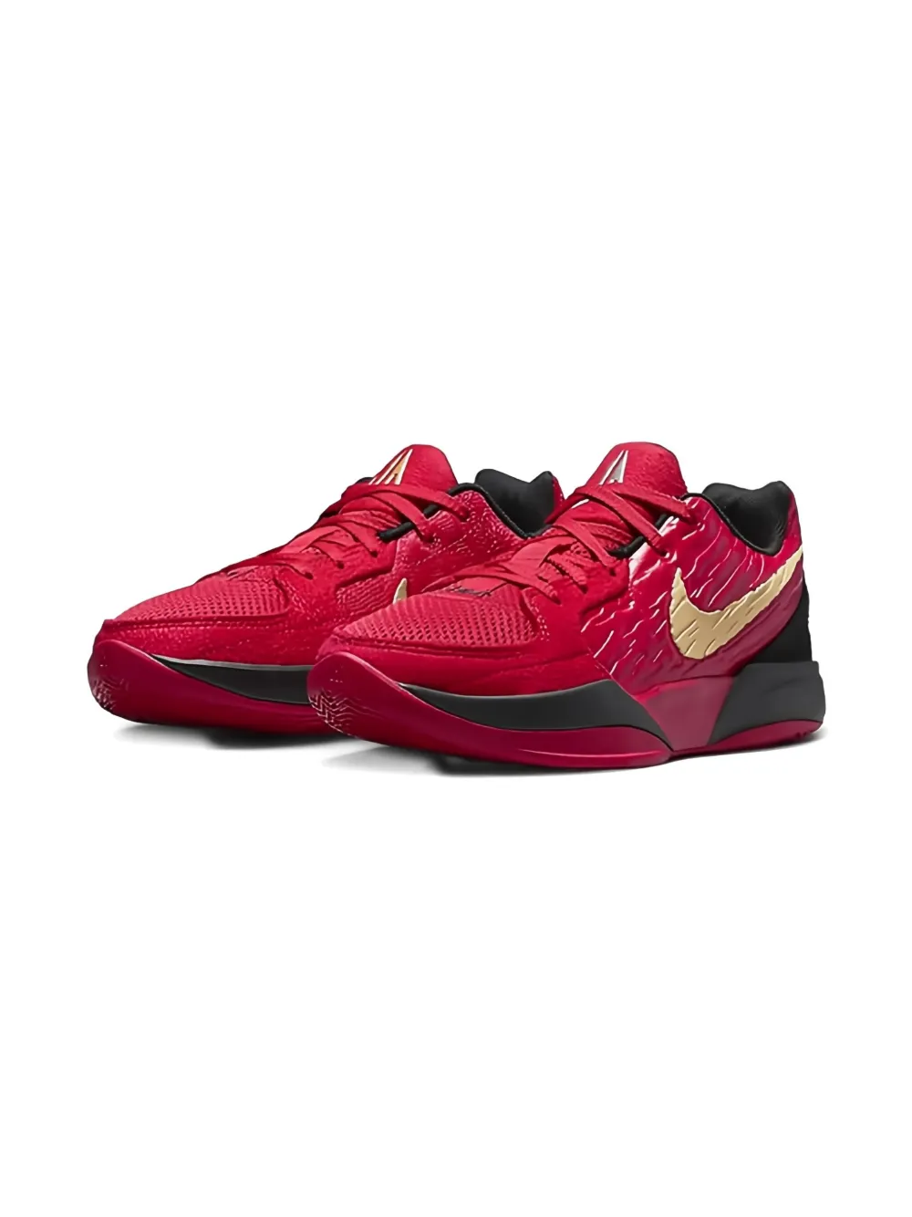 Nike Kids Ja 2 "Nightmare University Red Celestial Gold Black Jade Horizon" sneakers