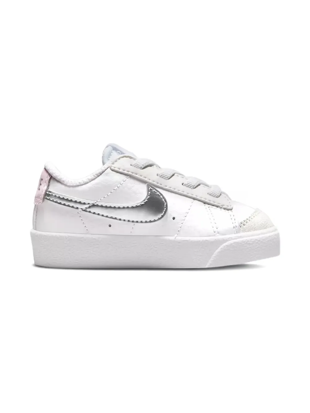 Nike metallic-logo trainers White