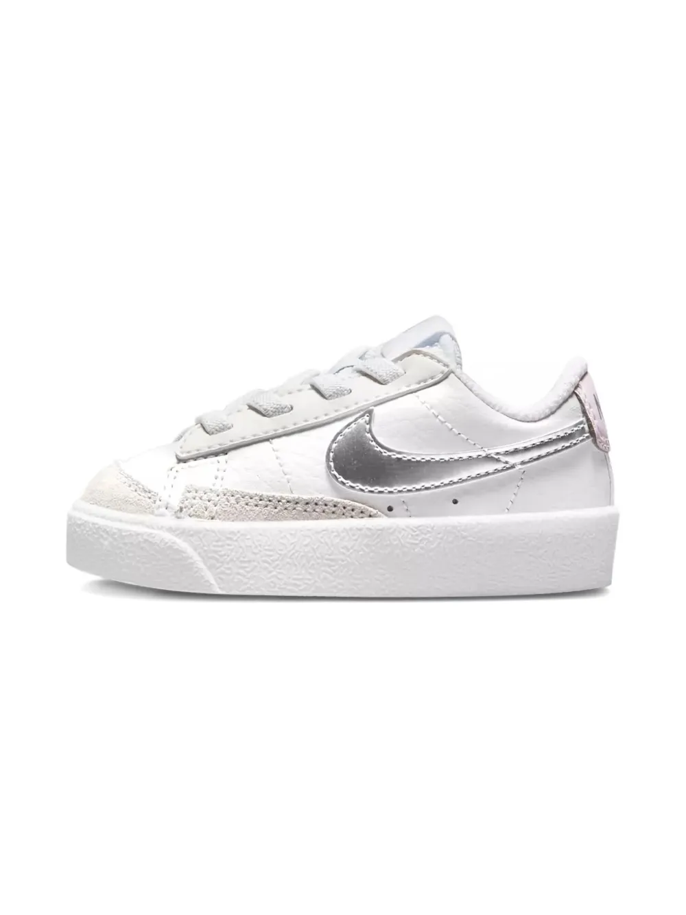 Nike metallic-logo trainers White