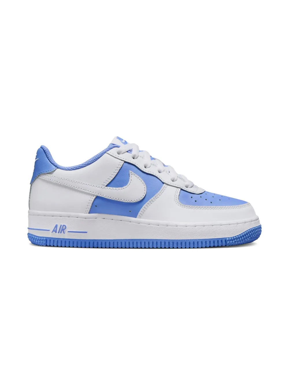Nike Kids Air Force 1 Low "White Light Blue" sneakers