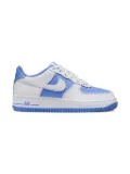 Nike Kids Air Force 1 Low ""White/Light Blue"" sneakers