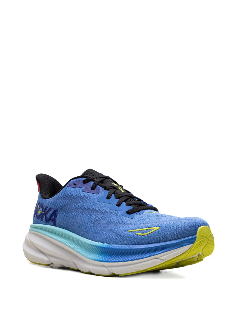 Hoka Clifton 9 Mens Fitness Workout Running Shoes In Blue