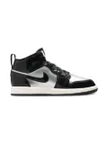 Jordan Kids Jordan 1 Mid SE ""Black/Metallic Silver/Sail/Metallic Gold"" sneakers