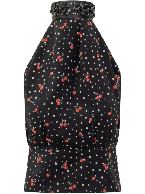 DES PHEMMES halterneck top