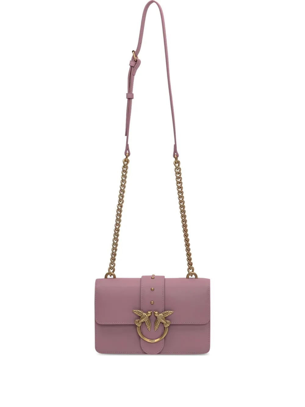 PINKO Love Click kleine crossbodytas Paars